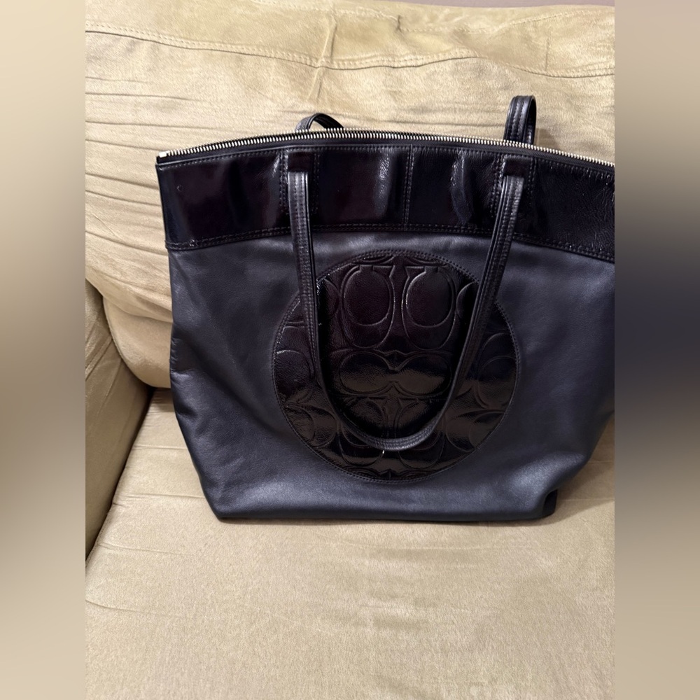 Coach black handbag